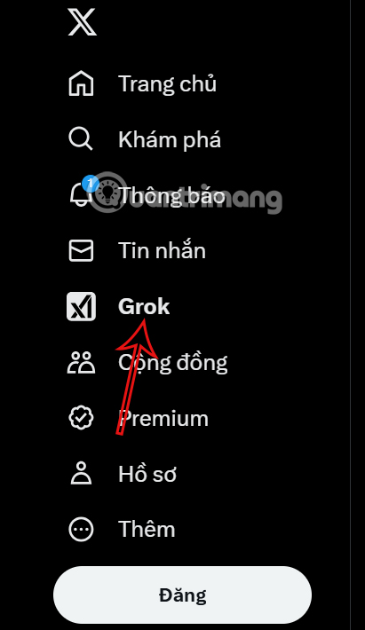 Dùng Grok trong X