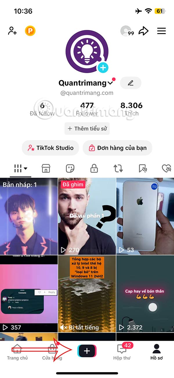 Giao diện TikTok