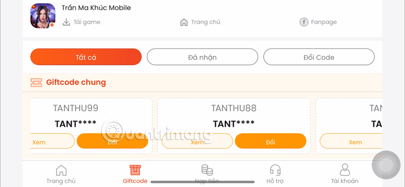 trấn ma khúc mobile