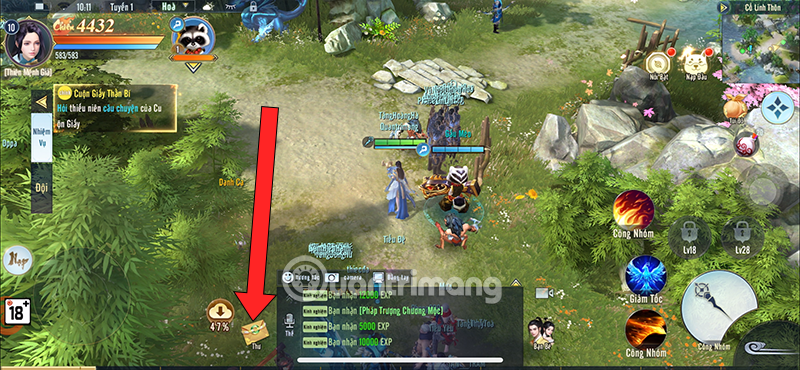 cách đổi code trấn ma khúc mobile