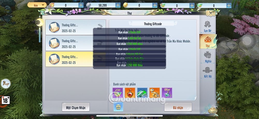 trấn ma khúc mobile giftcode