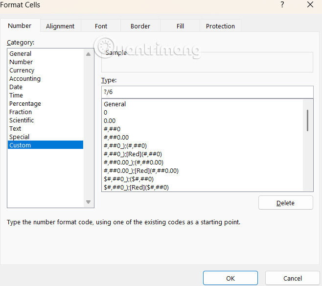 Cách chặn Excel thay đổi phân số thành định dạng ngày tháng