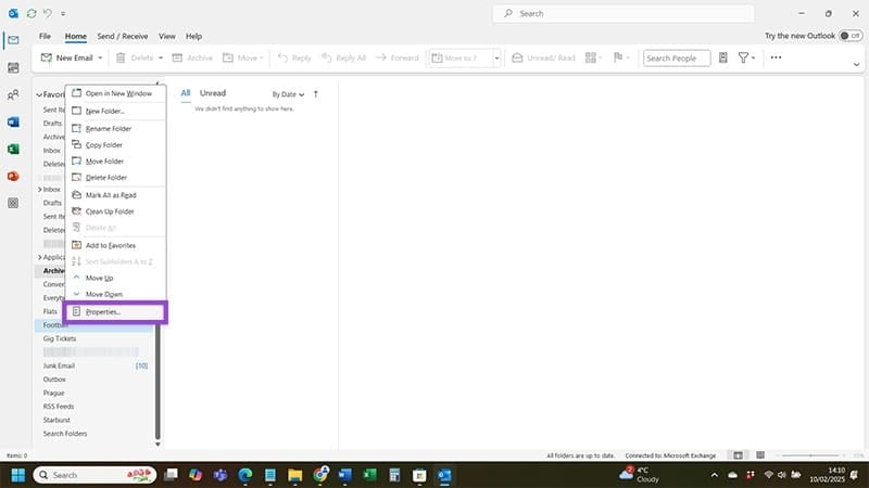 Hướng dẫn sửa lỗi AutoArchive bị thiếu trên Outlook