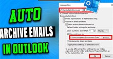Hướng dẫn sửa lỗi AutoArchive bị thiếu trên Outlook