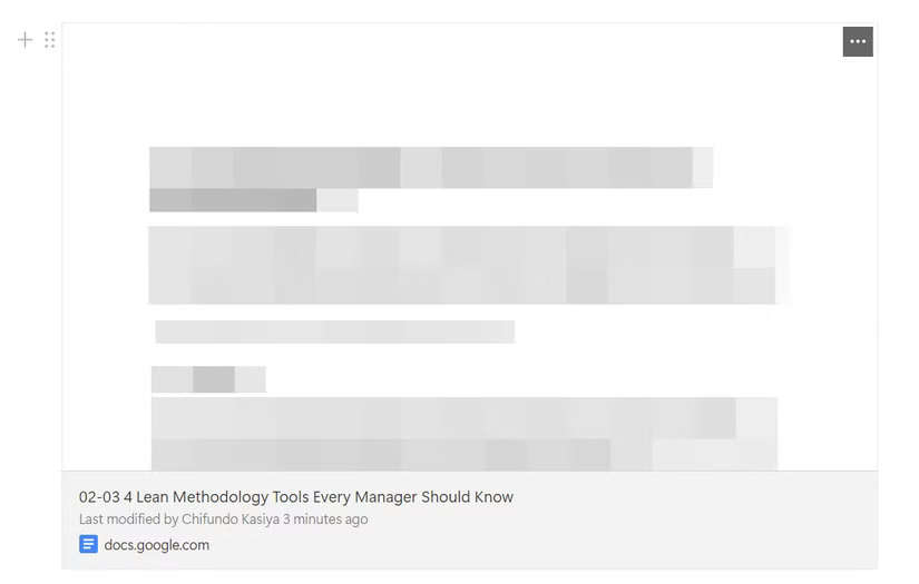 Tài liệu Google Docs được nhúng trong Notion.