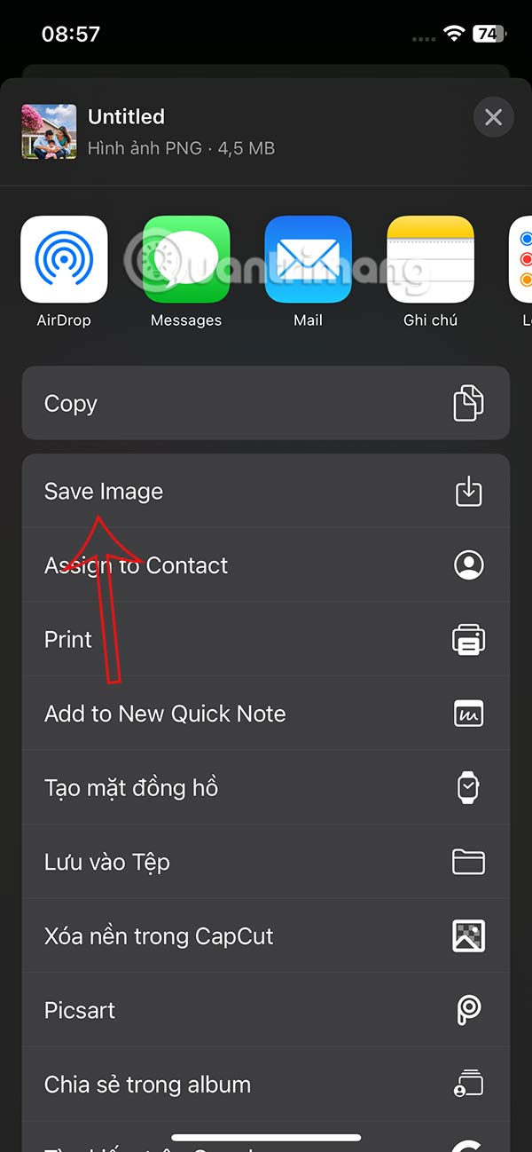 Lưu ảnh AI tạo trên Photoshop