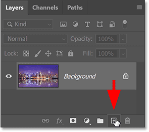 Nhấp vào biểu tượng Add New Layer.