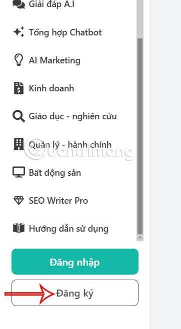 Đăng ký tài khoản ChatbotX