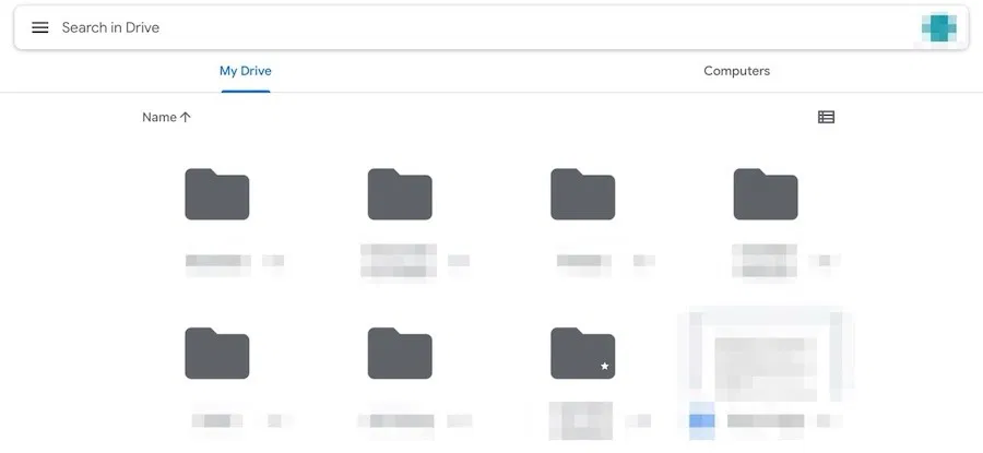 Ứng dụng Google Drive iPad