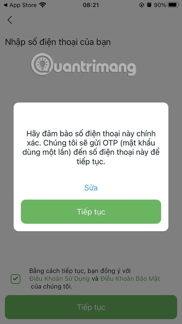Điển mã OTP