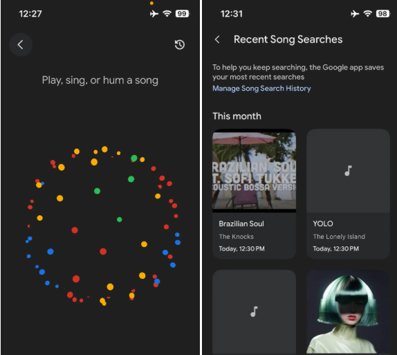 Tìm lịch sử tìm kiếm Google