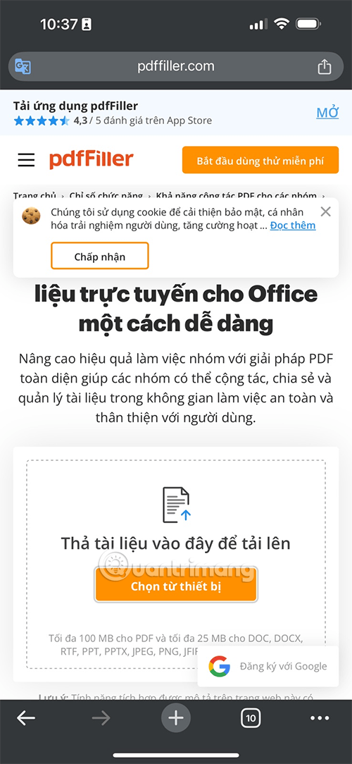 cách chuyển file pdf sang word