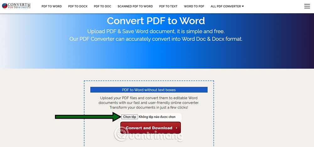 convert word sang pdf