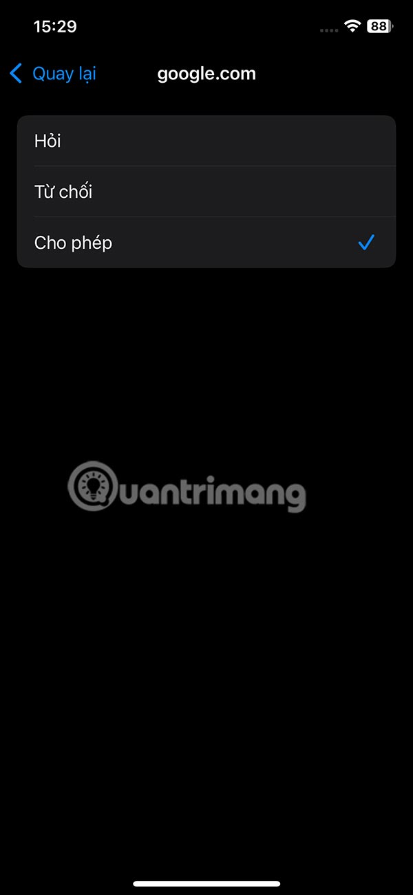 Cho phép dùng ChatGPT