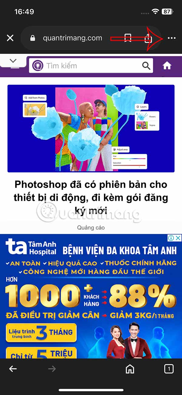 Tùy chỉnh trên Google