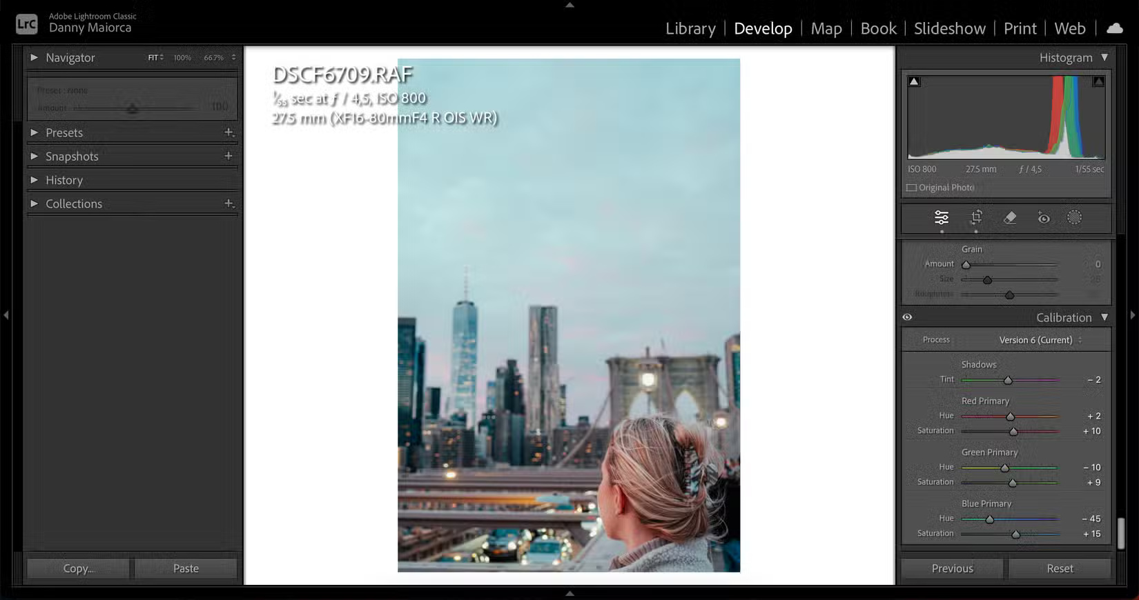 Sử dụng công cụ hiệu chỉnh trong Lightroom