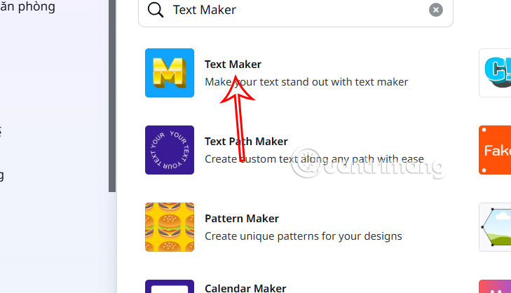 Ứng dụng Text Make trên Canva