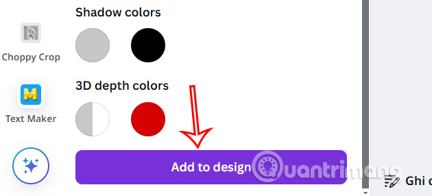 Dùng chữ 3D trên Canva