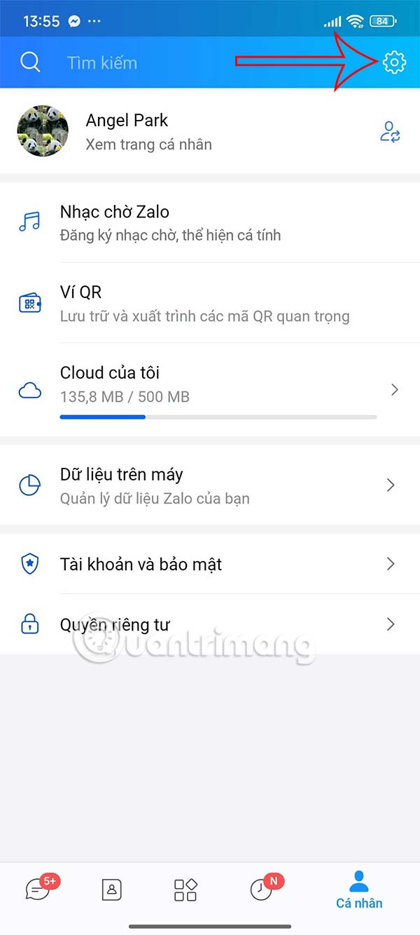 Cài đặt Zalo