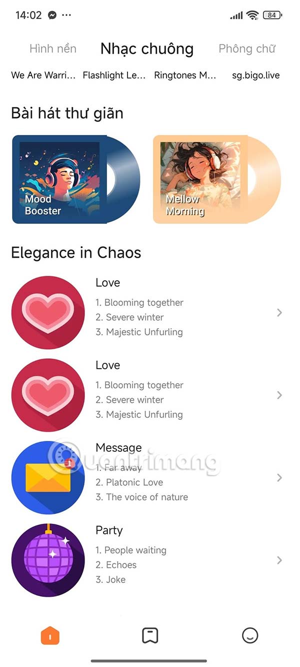 Chọn âm thanh mới cho Zalo 