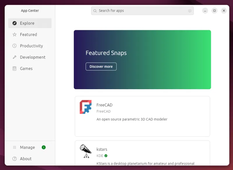 Ubuntu App Center