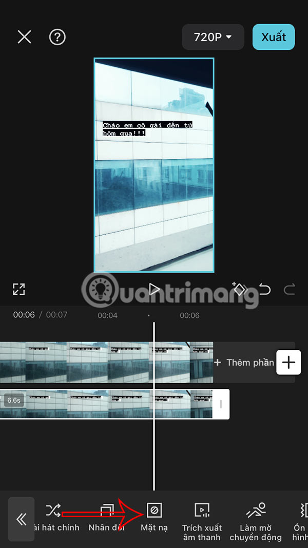 Chọn mặt nạ video