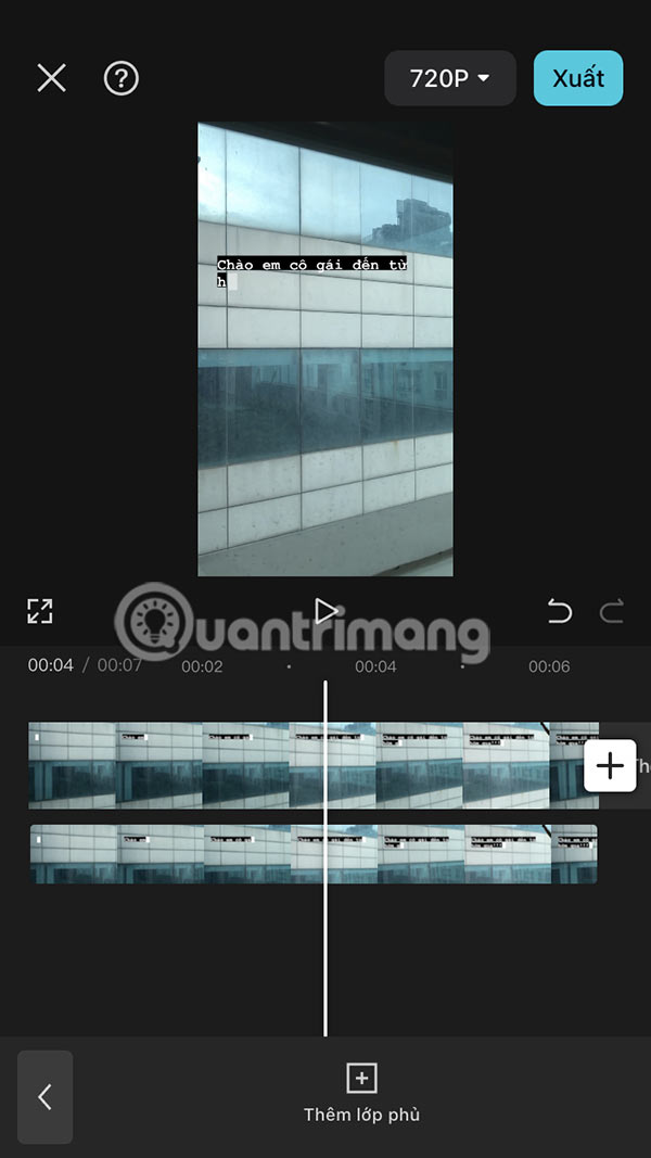 Tạo 2 video trùng nhau