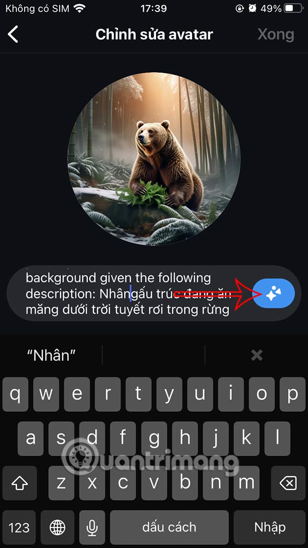 Tạo lại nhân vật AI