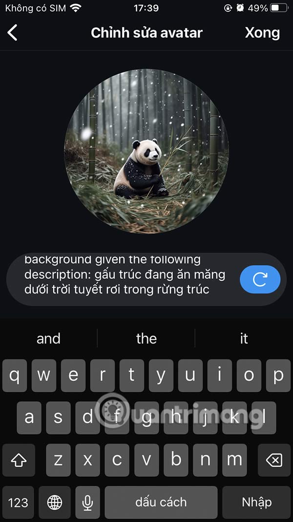 Lưu nhân vật AI