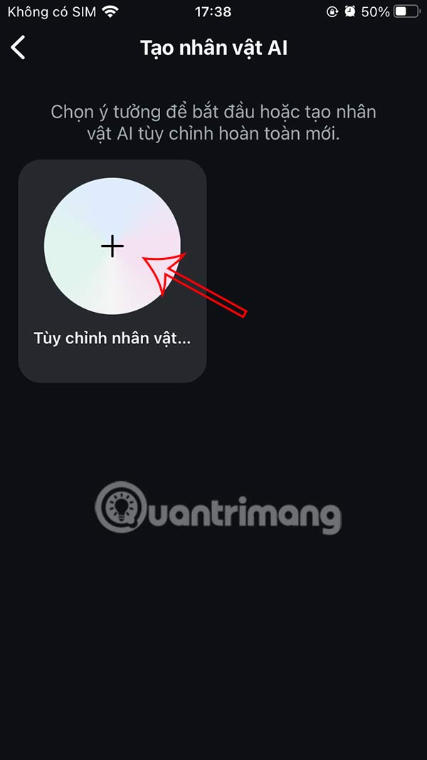 Tạo nhân vật mới