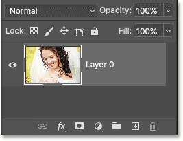 Layer Background đã được đổi tên và mở khóa.