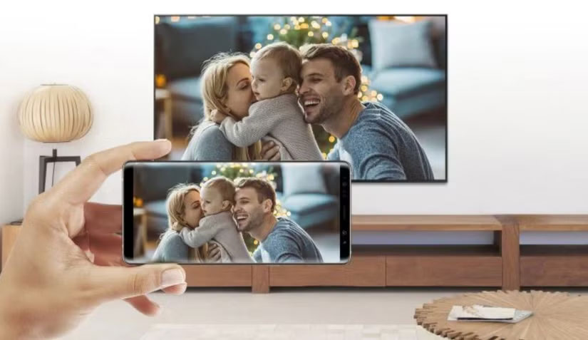 Phản chiếu nội dung lên tivi Samsung bằng ứng dụng SmartThings