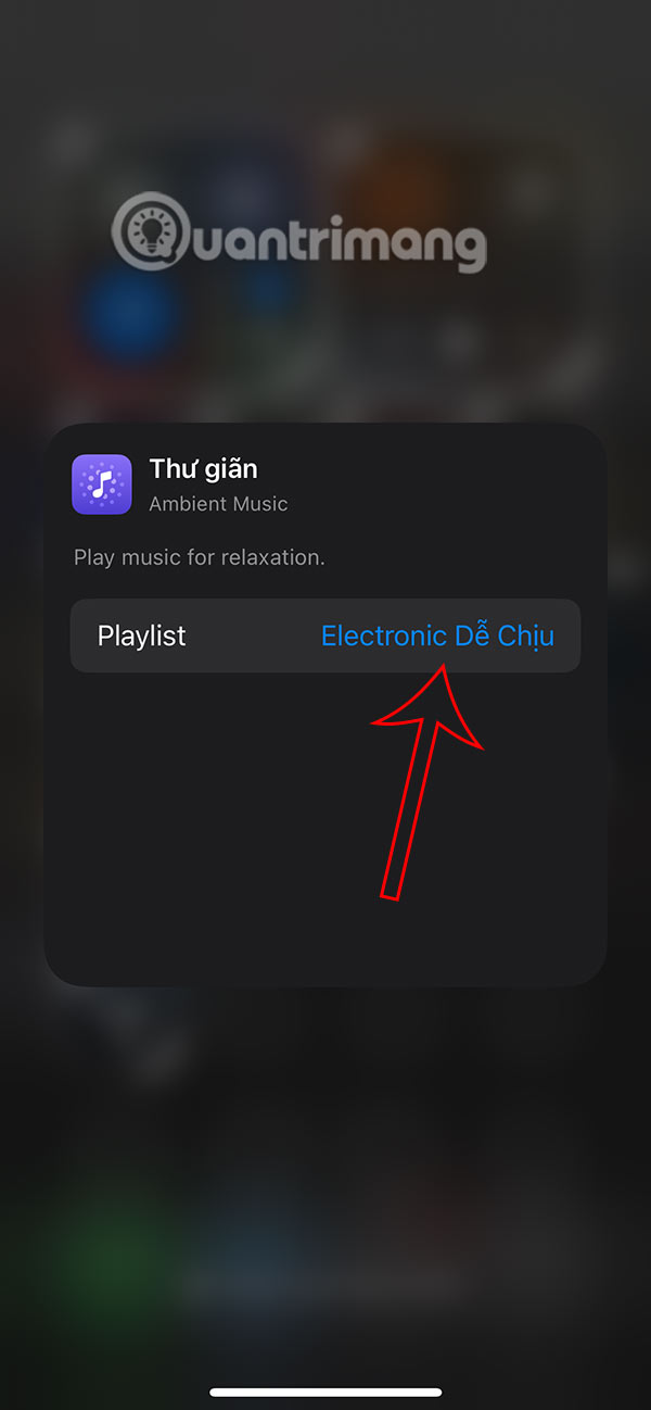 Chọn playlist nhạc