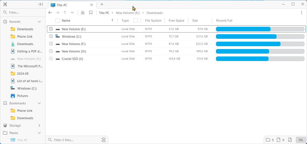 File Piot hoạt động trên Windows 11