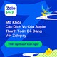Cách liên kết ZaloPay với App Store