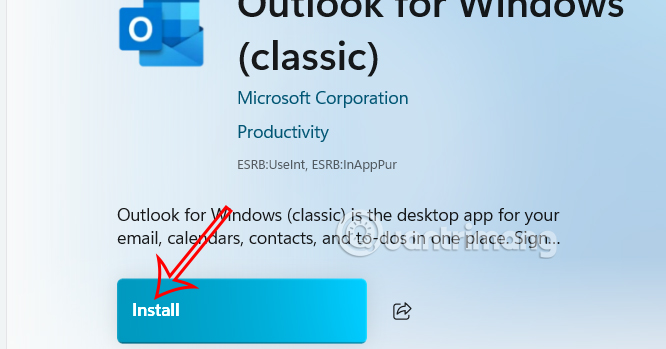 Cài Outlook cổ điển