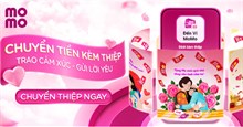 Hướng dẫn gửi thiệp mừng 8/3 trên MoMo