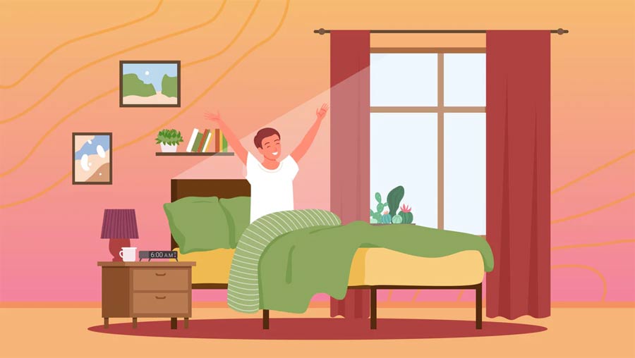 Ngủ ngon và dậy đúng giờ tràn đầy năng lượng