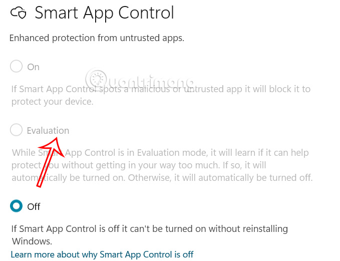 Bật Smart App Control Windows 11