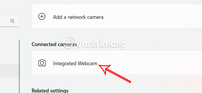 Chỉnh Cameras Windows 11