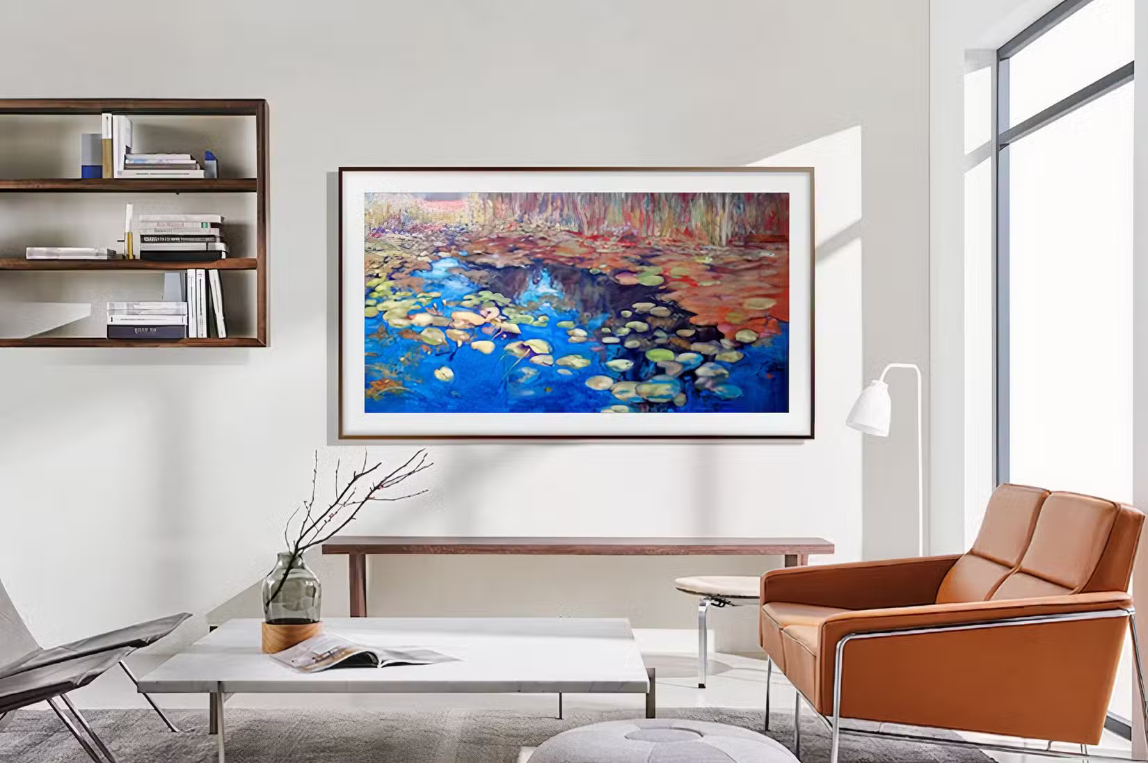 TV Samsung Frame trong phòng khách