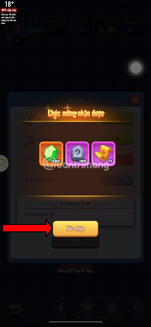 cách đổi code đại loạn đấu tây du
