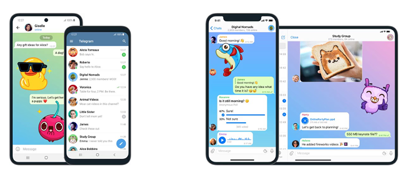huong dan xoa bo nho dem telegram