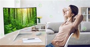 Asus ra mắt màn hình VU Air Ionizer bao gồm một máy lọc không khí