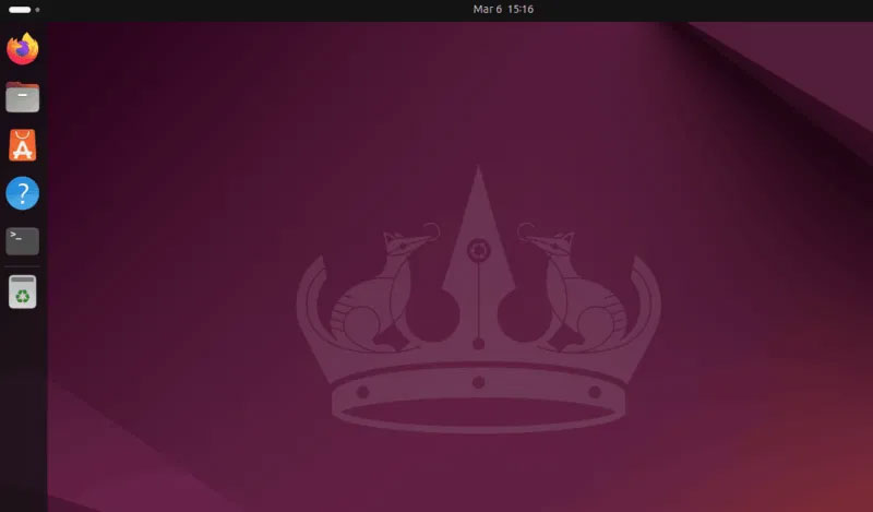 Xem giao diện cửa sổ desktop Ubuntu.