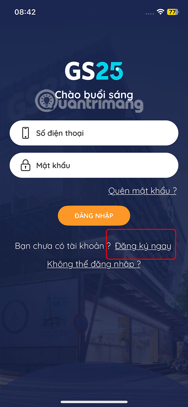 Giao diện GS25