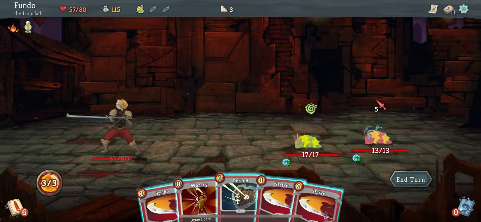Slay the Spire trên iPhone.