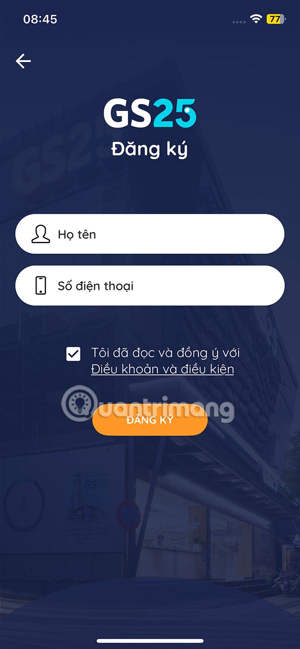 Đăng ký GS25 VN
