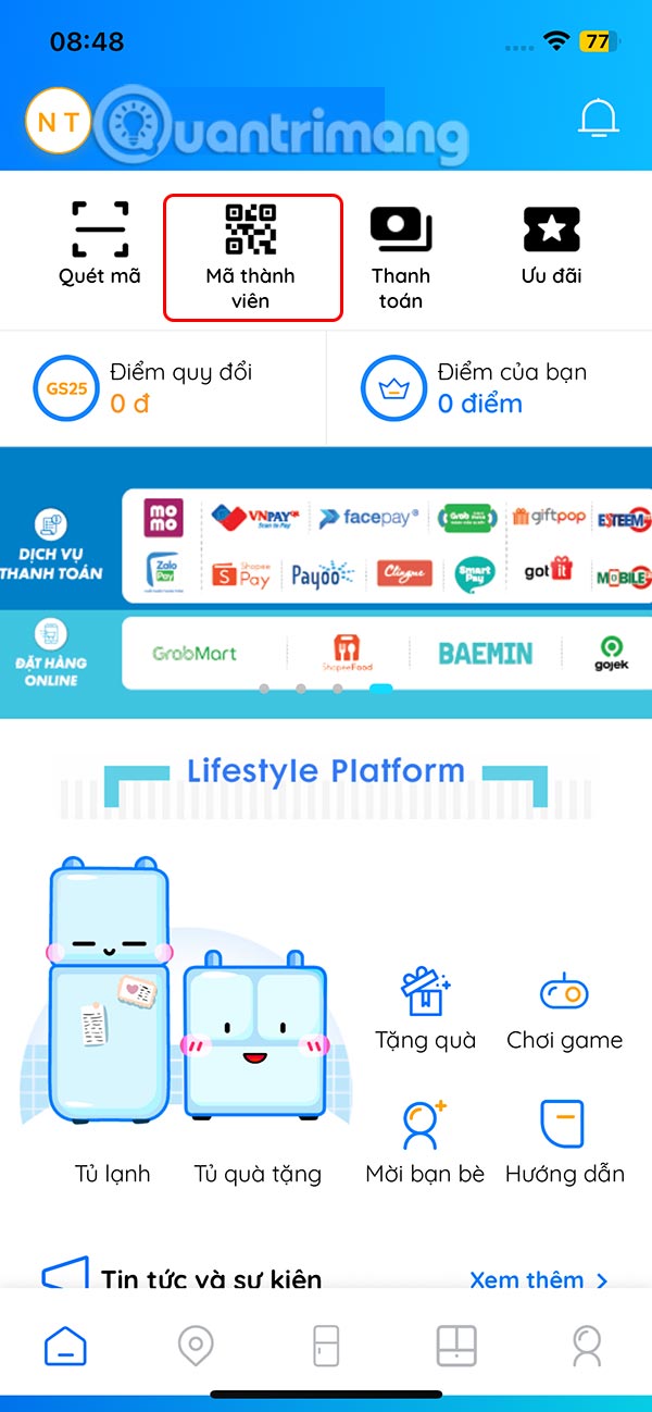 Mã thành viên GS25 VN