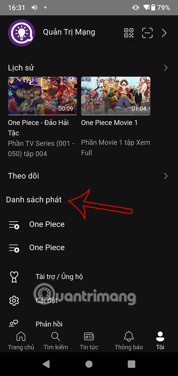 Danh sách phát AnimeVsub